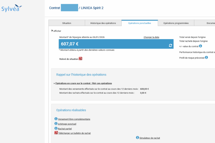 Comment acheter une action ou titre vif sur l’assurance vie Linxea Spirit 2